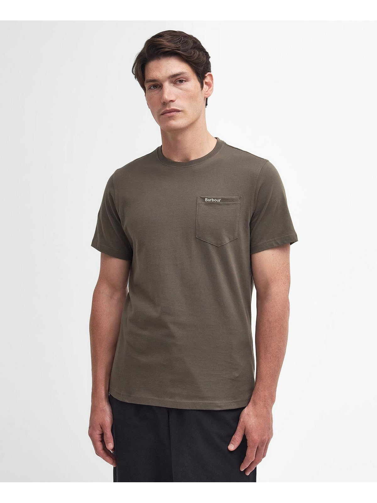 BARBOUR T-shirt Uomo MTS1114 CH55 Verde gioboutiqueweb