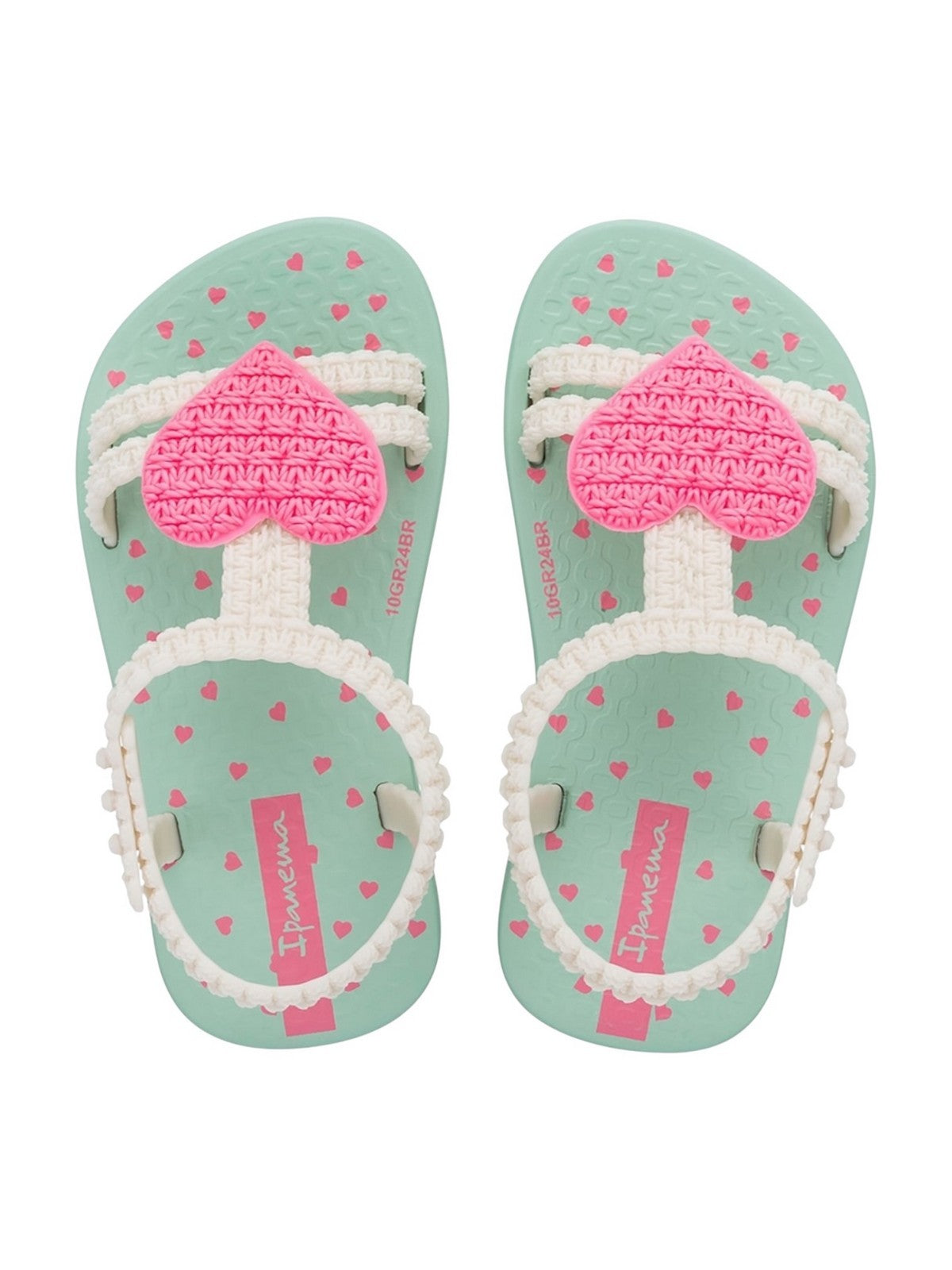 IPANEMA Sandalo Bambine e ragazze IP.81997 BC820 GREEN/BEIGE/PINK gioboutiqueweb