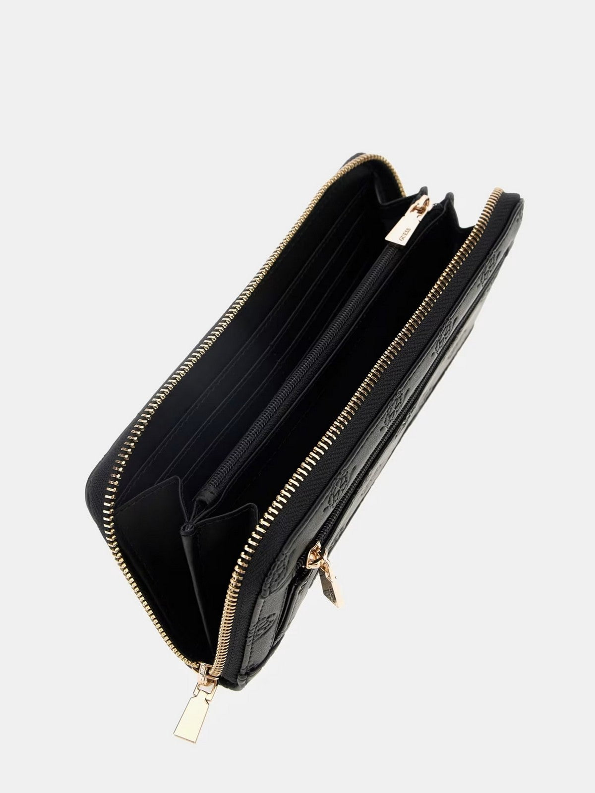 GUESS Portafoglio Donna PHOEBE SLG LARGE ZIP AROUND SWPD96 65146 BLO BLACK LOGO