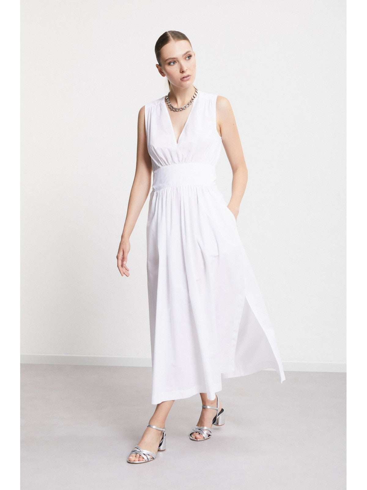 OTTOD'AME Abito Donna DA5259 1948 Bianco gioboutiqueweb