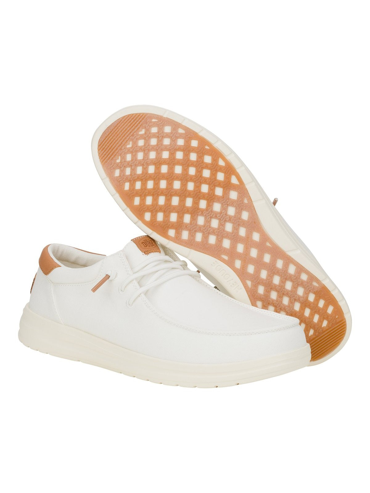HEY DUDE Mocassino Uomo HD.43151 100 WHITE gioboutiqueweb