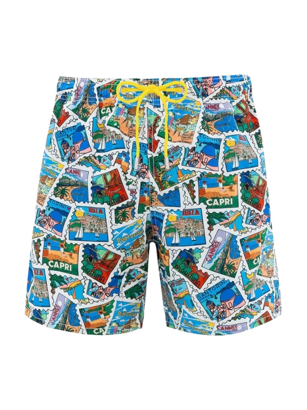 MC2 SAINT BARTH Costume da bagno Uomo GUSTAVIA 03380F Bianco gioboutiqueweb