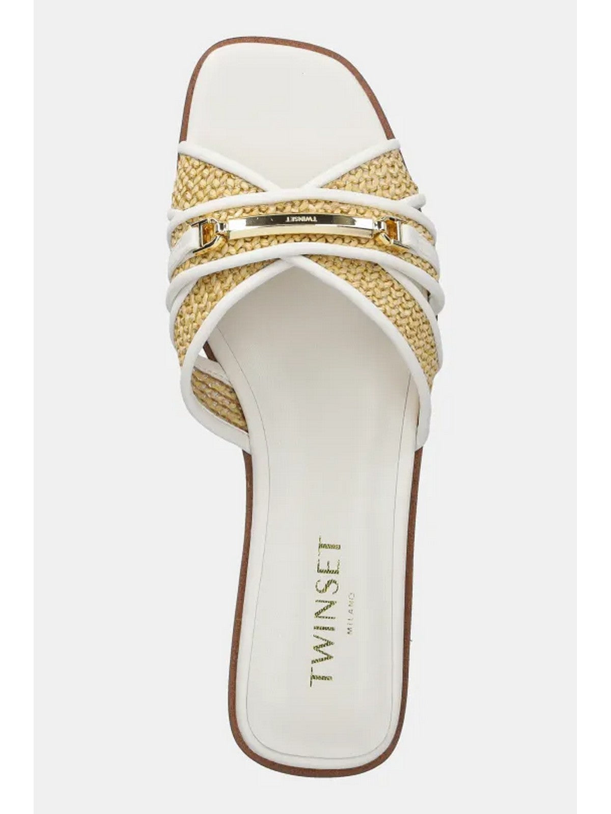 TWINSET Ciabatta Donna 251TGT020 00282 Bianco gioboutiqueweb