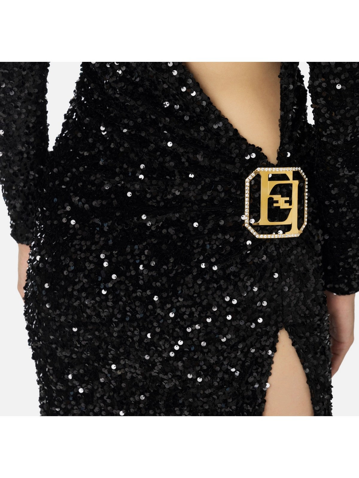 ELISABETTA FRANCHI Woman dress ab69447e2 110 black