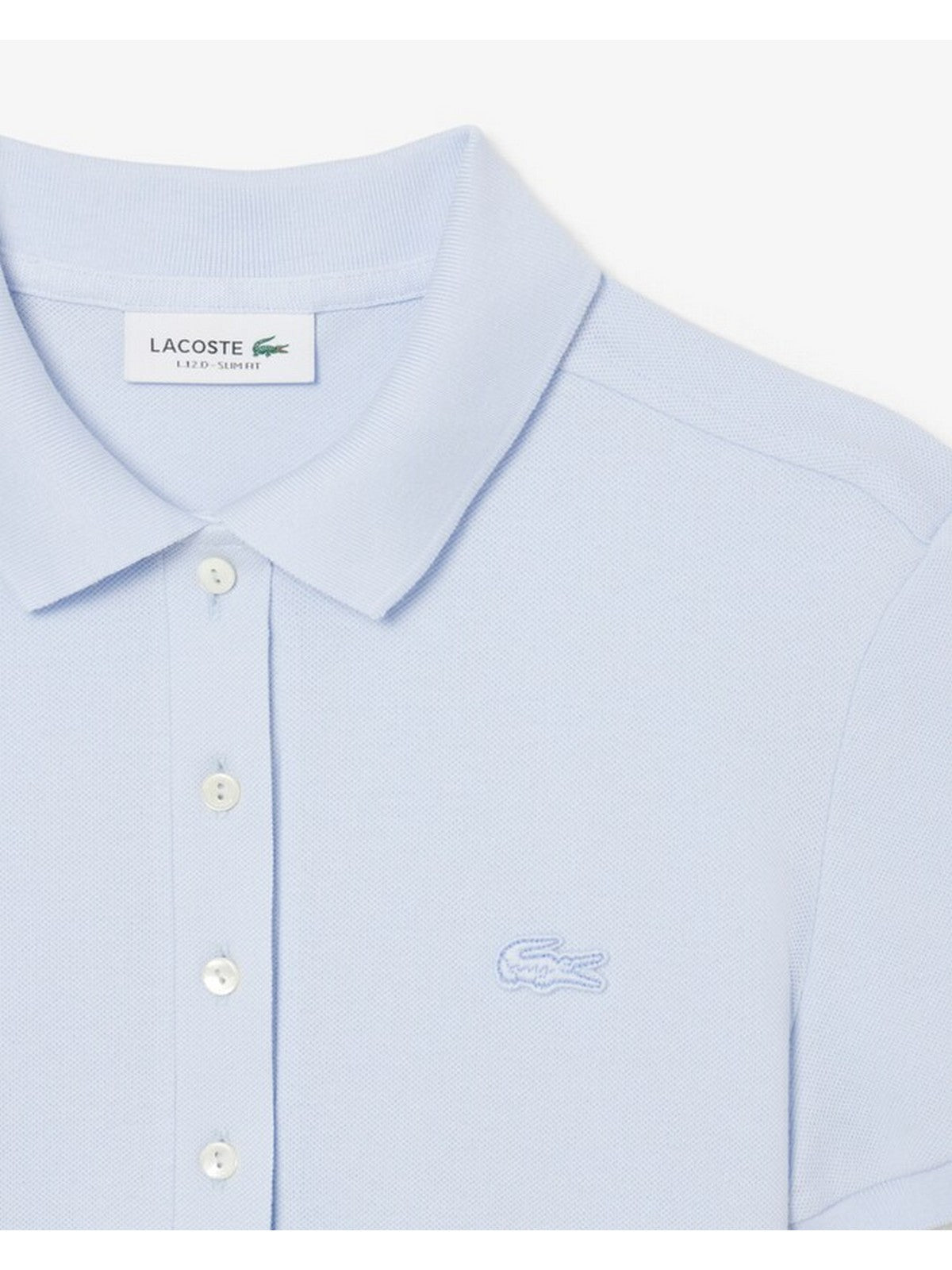 LACOSTE Polo Donna PF5462 J2G BLU CHIARO