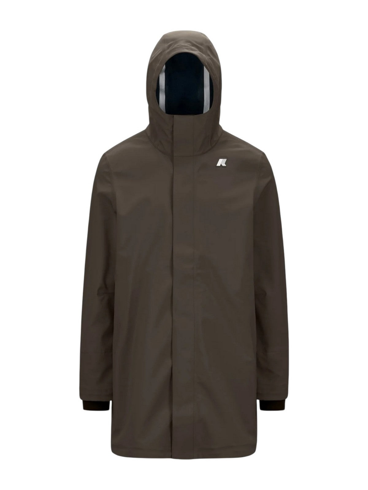 K-WAY Giubbino Uomo Thomas bonded K7126WW B3A Black Olive - Blue D