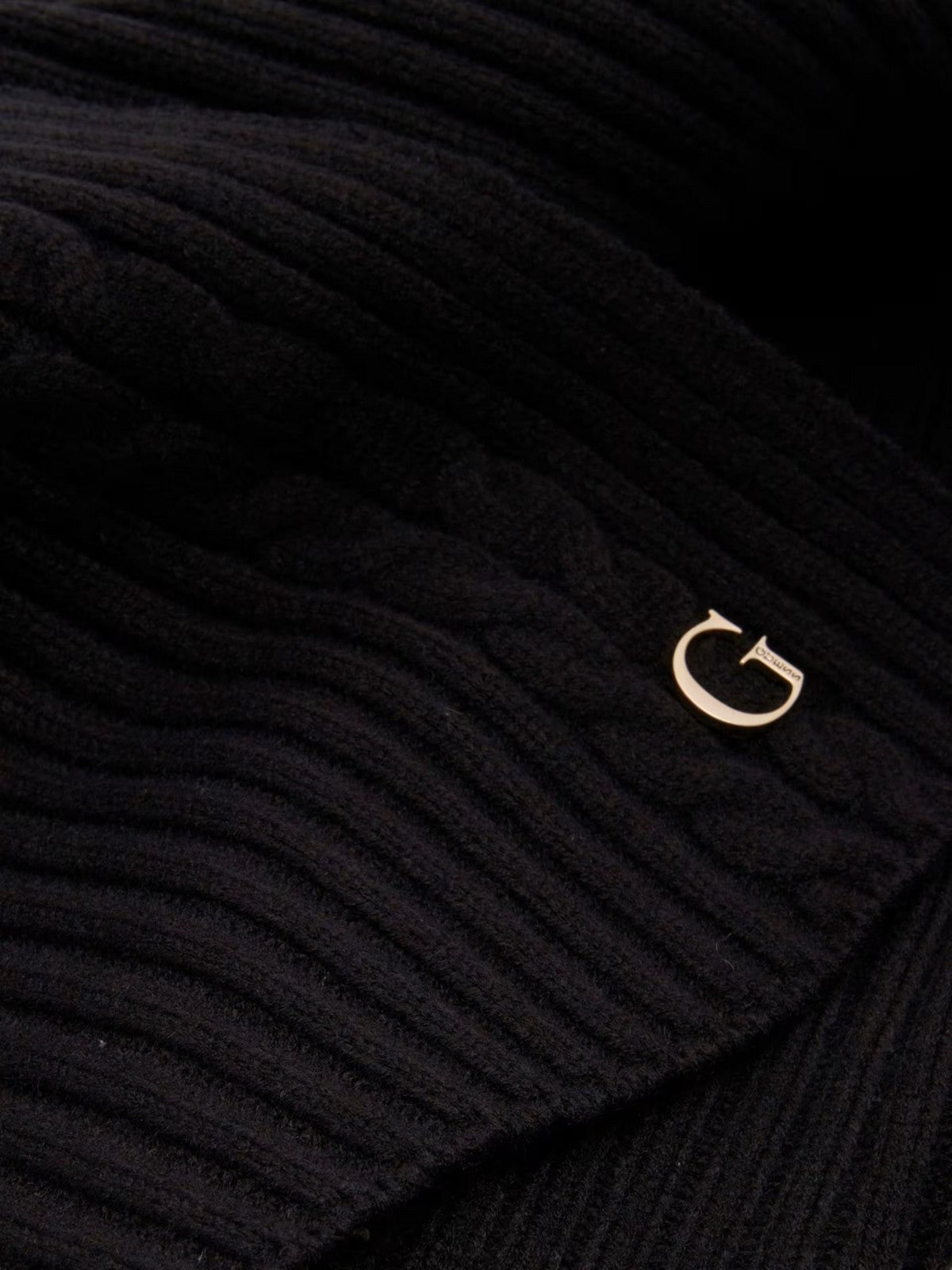GUESS Sciarpa Donna KNITTED SCARF AW5383 POL03 BLA BLACK