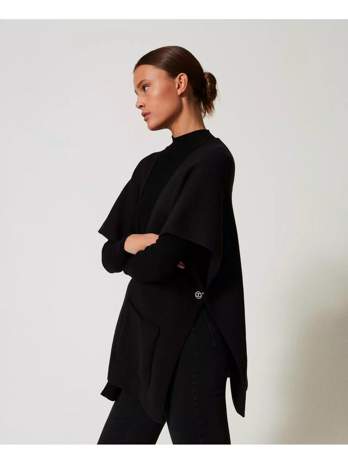 TWINSET Mantella Donna 242TA4150 00006 Nero gioboutiqueweb