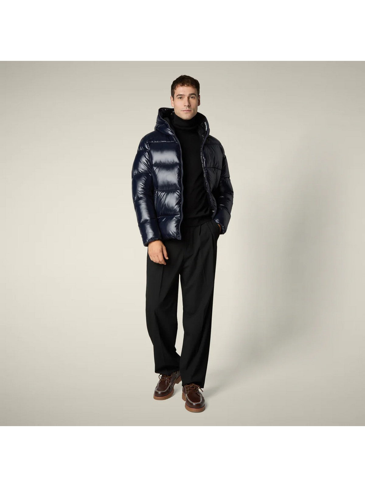 SAVE THE DUCK Piumino Uomo Edgard D31280M LOVE21 90010 BLUE BLACK