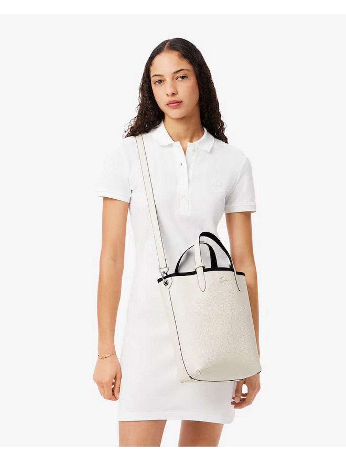 LACOSTE Borsa Donna NF2991 M66 Nero