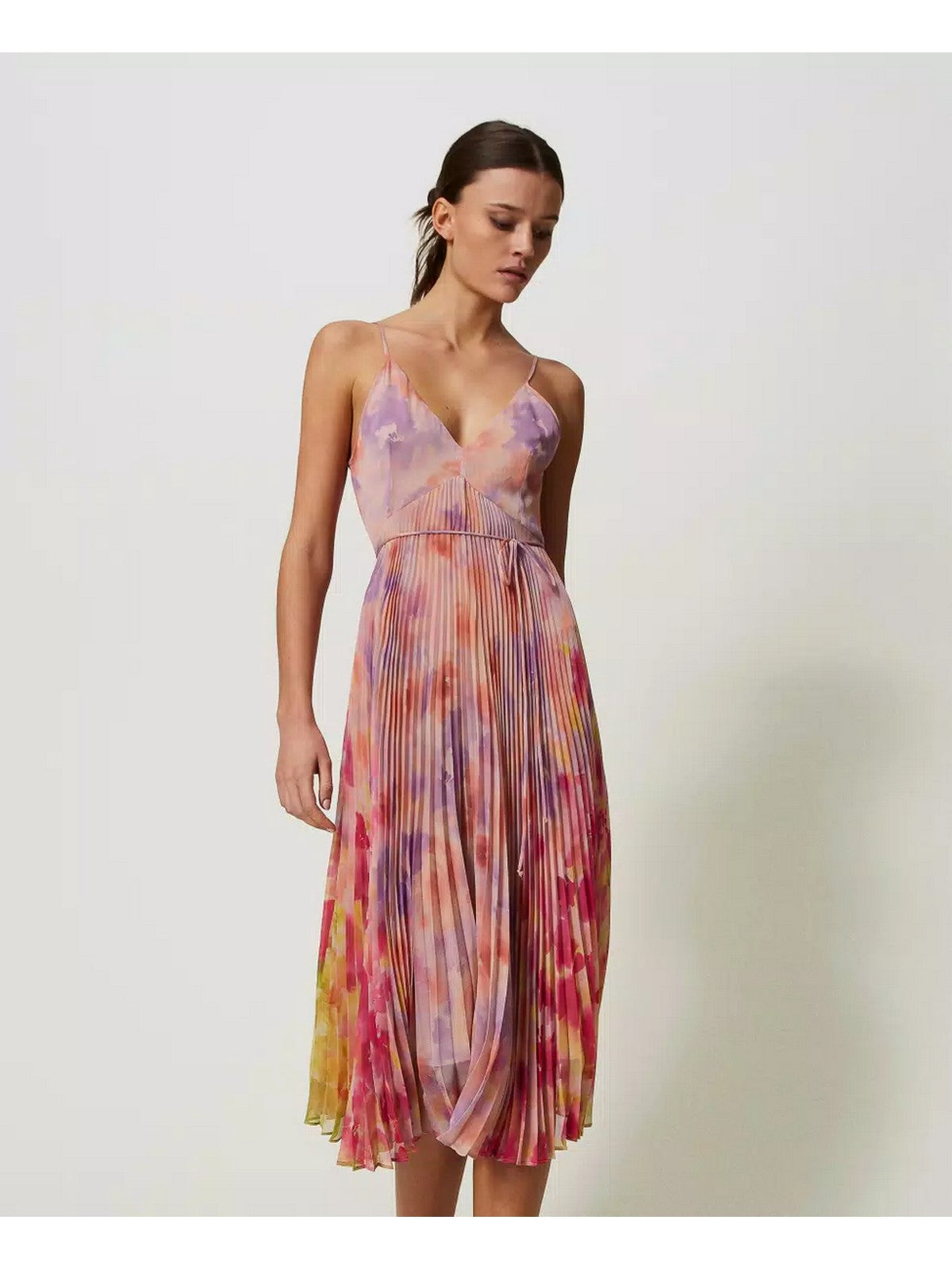 Twinset Frau Kleid 241TP2591 11348 Multicoloror