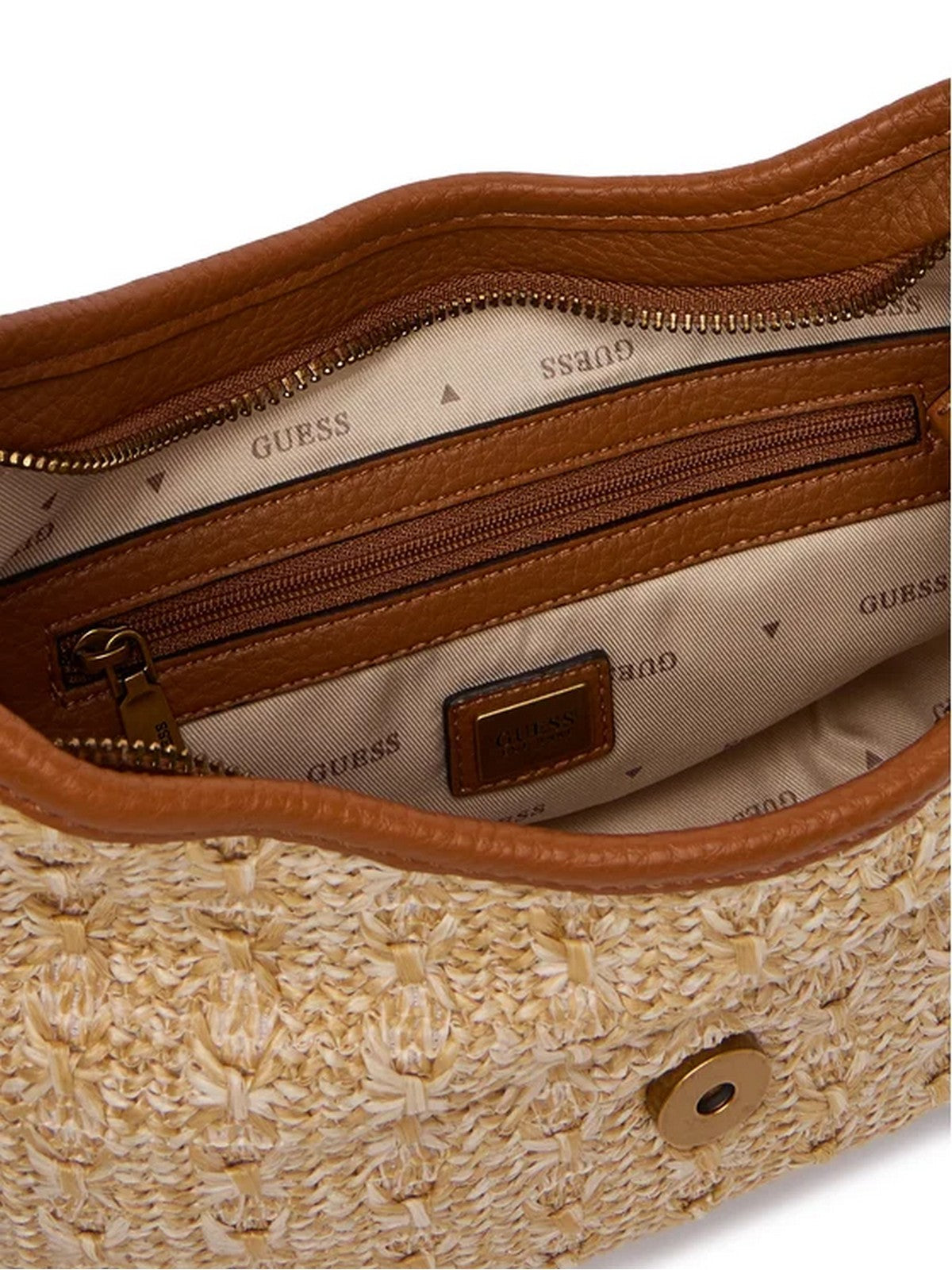 GUESS Borsa Donna CAMDEN MINI SHOULDER BAG HWRB93 08720 NTC NATURAL/COGNAC
