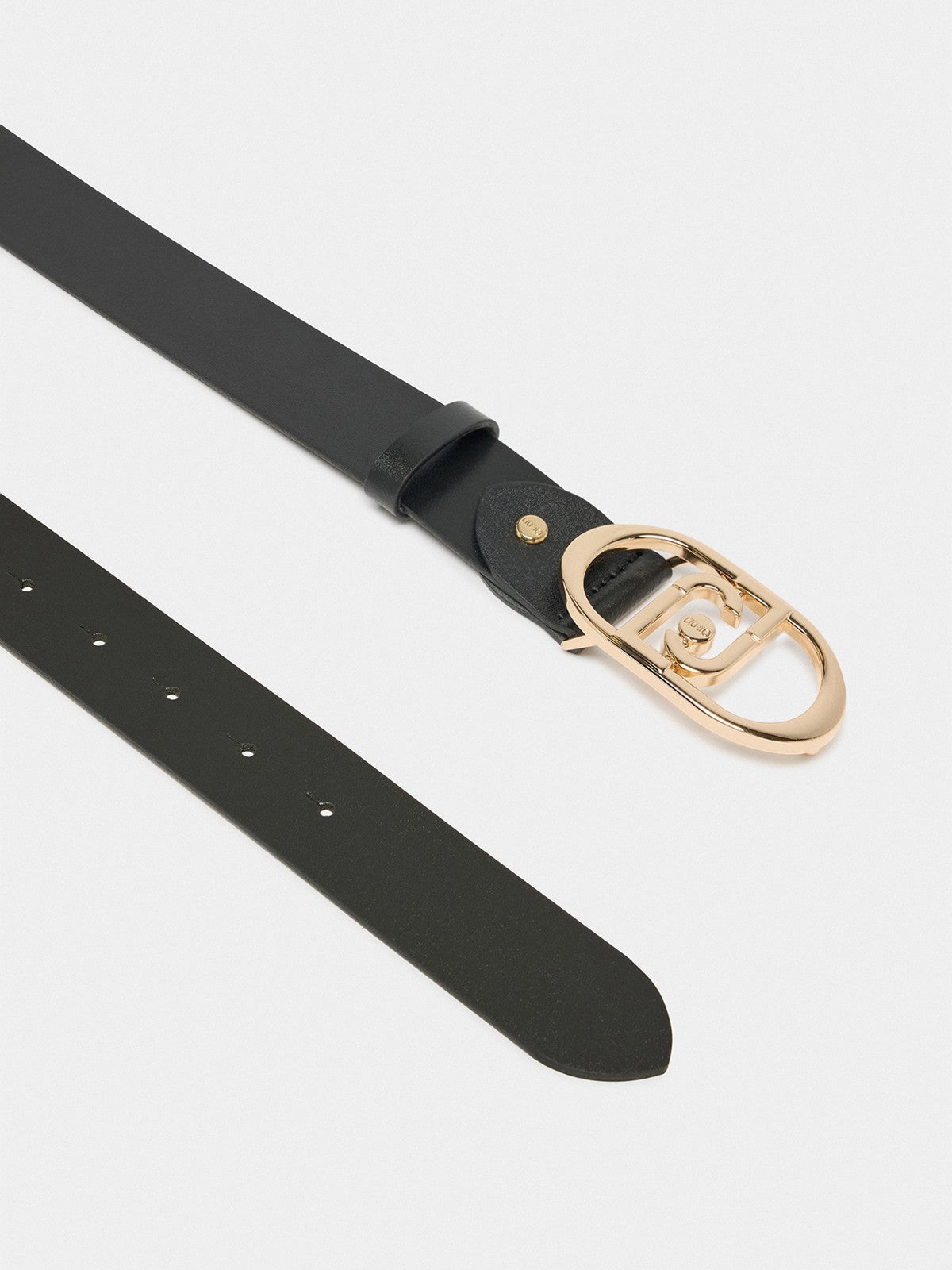 LIU JO ACCESSORIES Cintura Donna AF5242P0062 B1848 NERO/BRASS GOLD