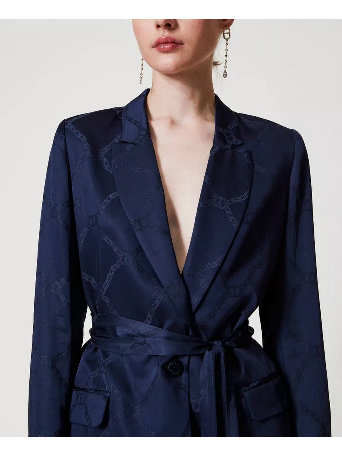 TWINSET Giacca Donna 251TP2010 00384 Blu gioboutiqueweb