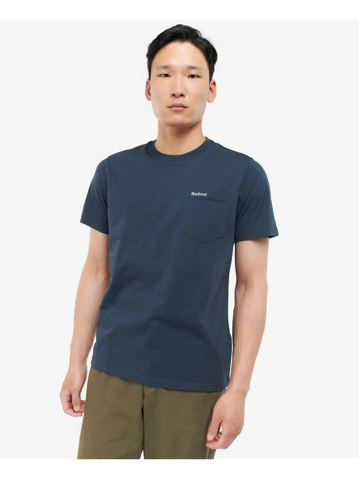 BARBOUR T-shirt Uomo MTS1114 NY91 Blu gioboutiqueweb