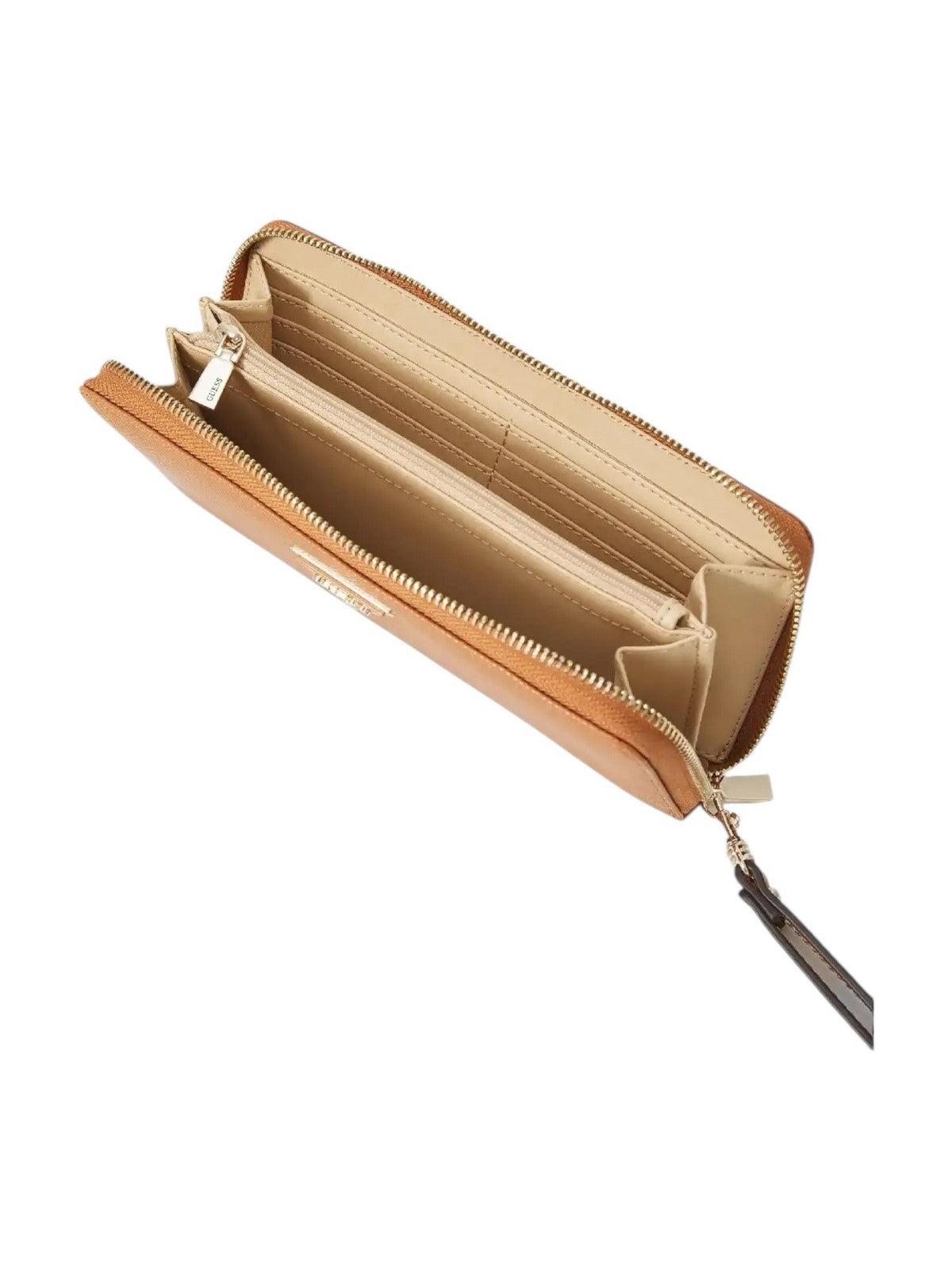 GUESS Portafoglio Donna LAUREL II SLG LARGE ZIP AROUND SWZG74 59146 LGC LIGHT COGNAC