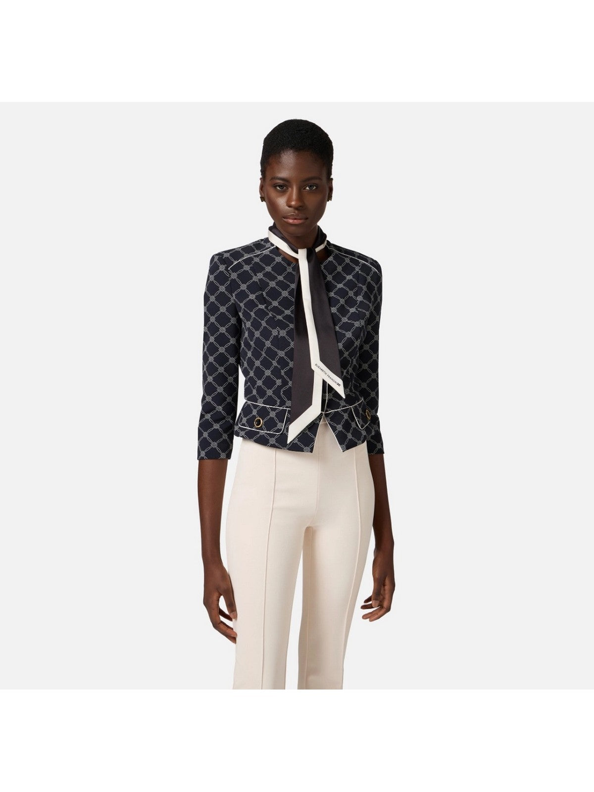 ELISABETTA FRANCHI Giacca Donna GIS5151E2-685 Nero gioboutiqueweb