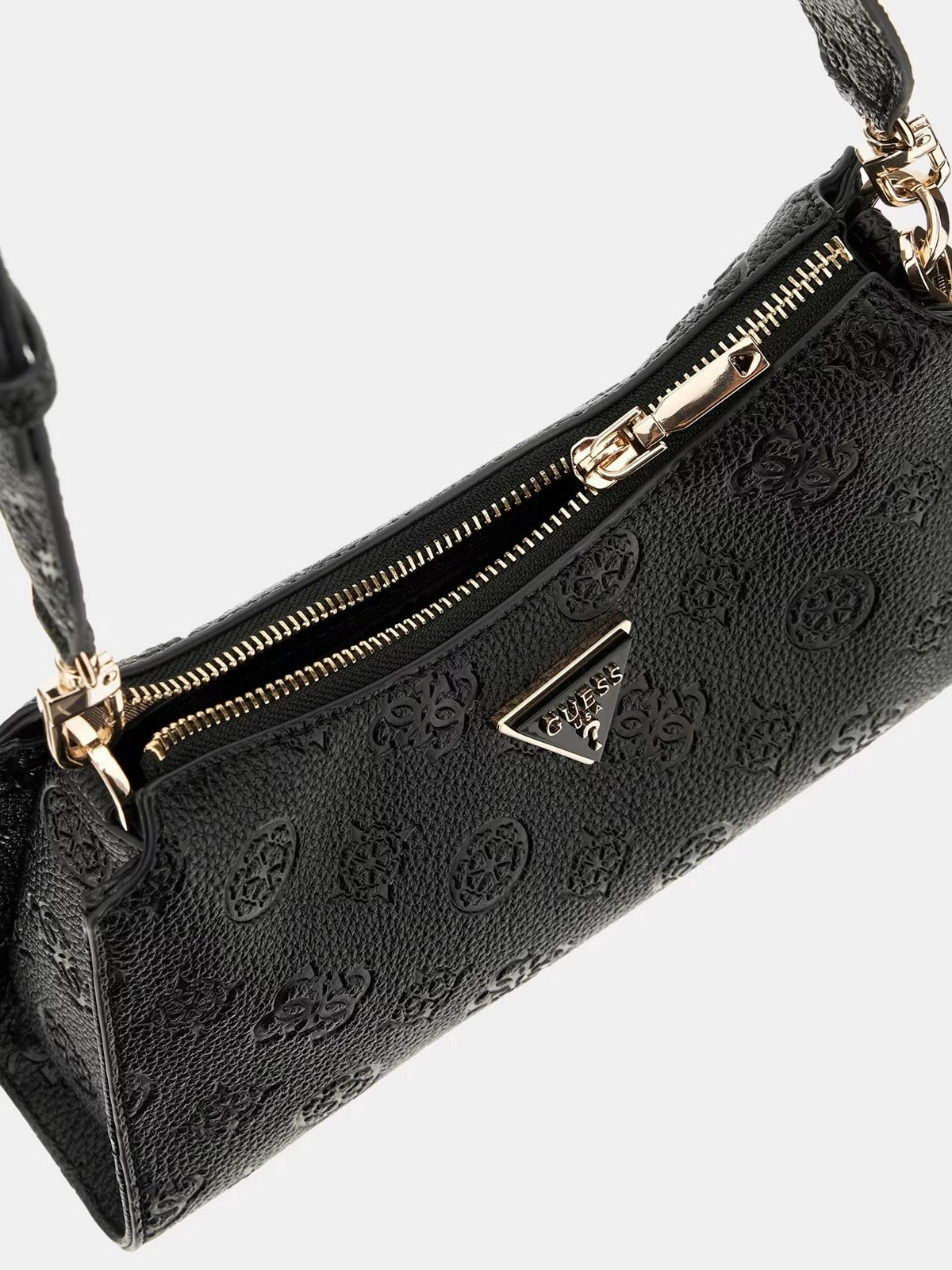 GUESS Borsa Donna CRESIDIA II TOP ZIP SHLDR BAG HWPD98 88180 BLO BLACK LOGO