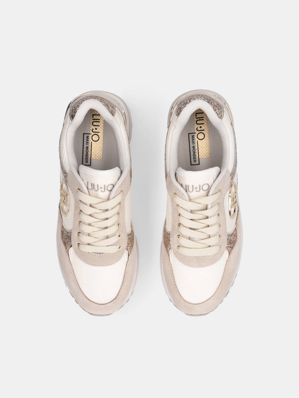 LIU JO Sneaker Donna LIU JO MAXI WONDER PLUS 01 BF5011PX078 S3834 ROPE/MILK