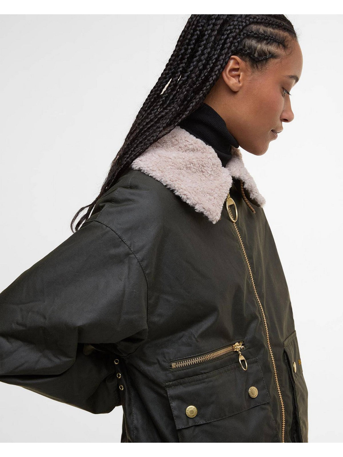 BARBOUR Damen Daunenjacke MAXINE LWX1488 OL99 ARCHIVE OLIVE