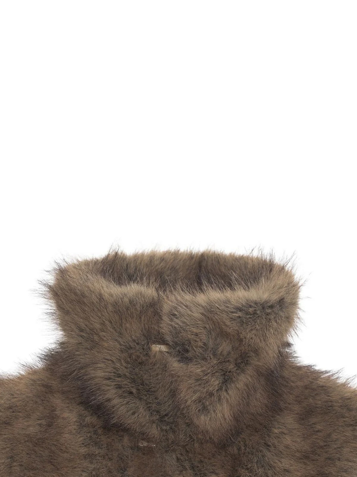 LIU JO WHITE Gilet Donna MF5495E1095 M9873 Brown wolf