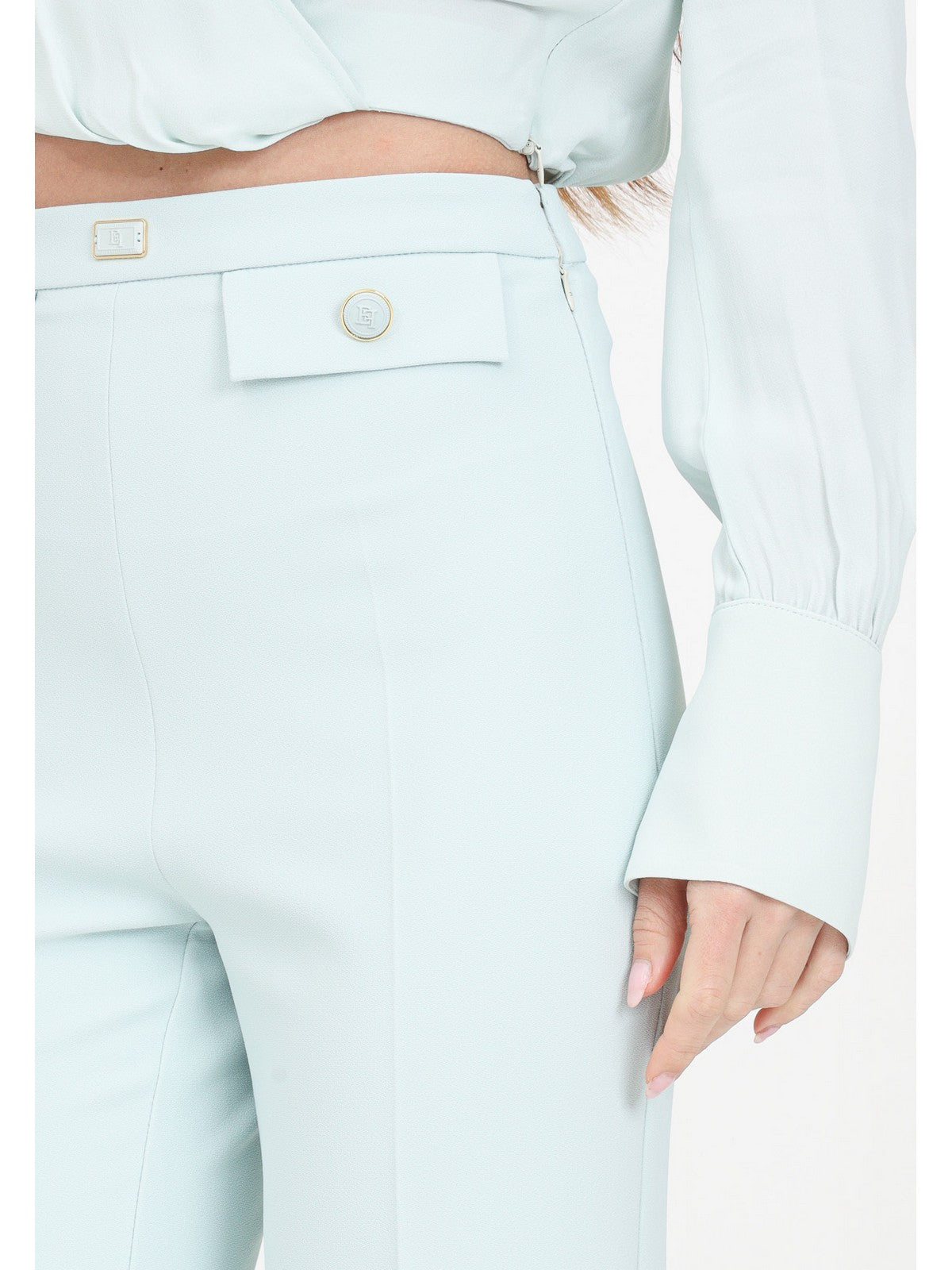 ELISABETTA FRANCHI Pantalone Donna PA02941E2 BV9 Verde