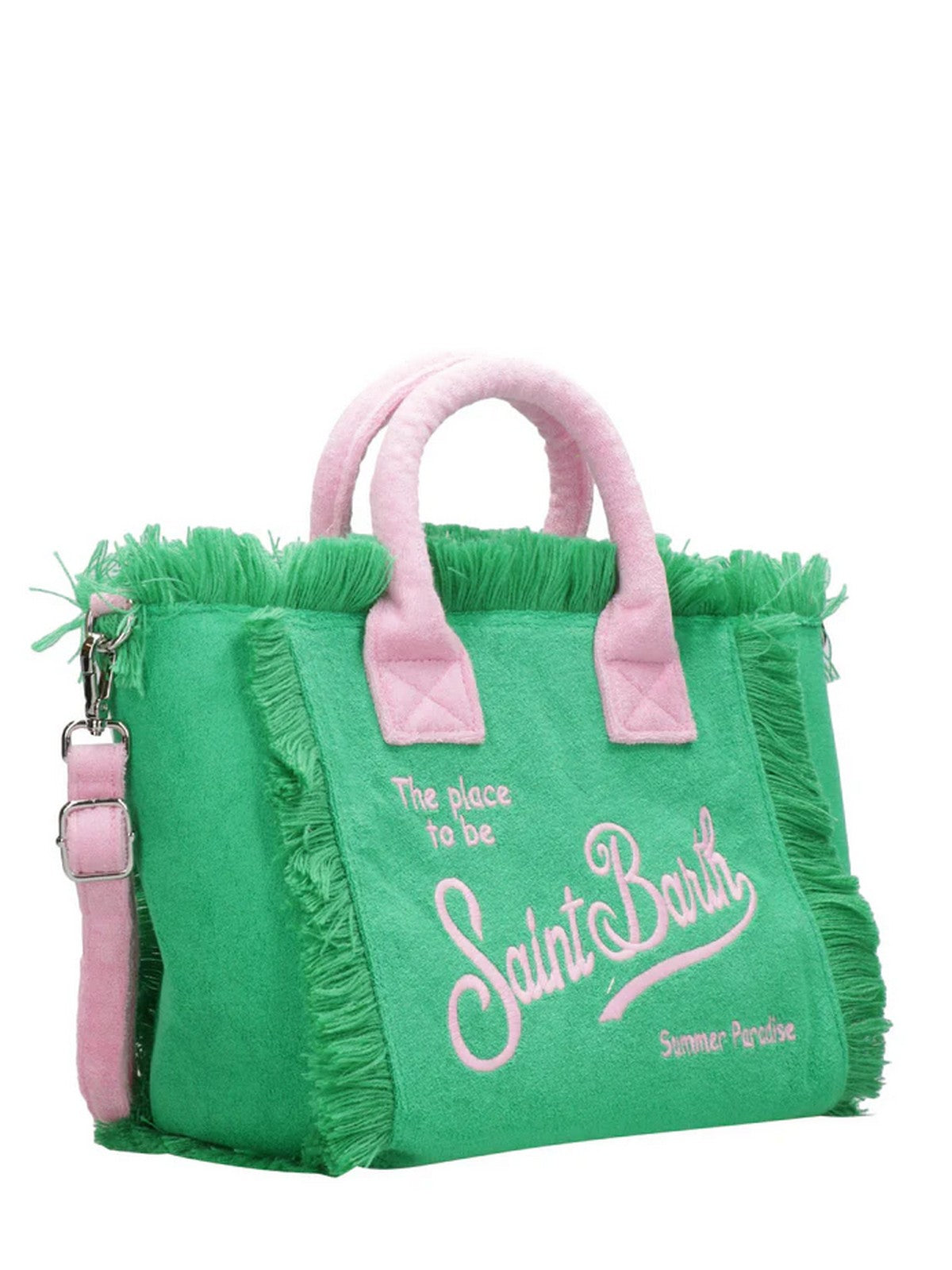 MC2 SAINT BARTH Borsa Donna COLETTE SPONGE 01450F Verde gioboutiqueweb