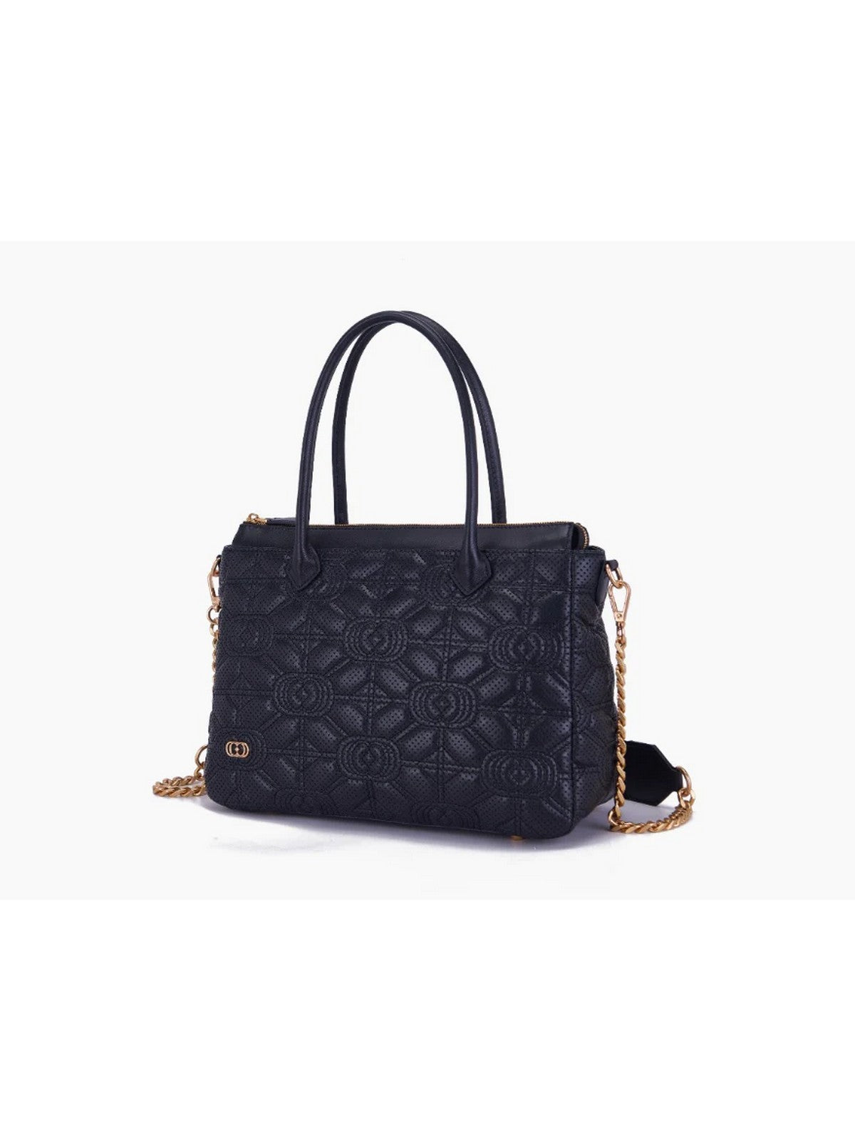 Carrie Women's Bag 141p-LB-282-Lea Bla Nero