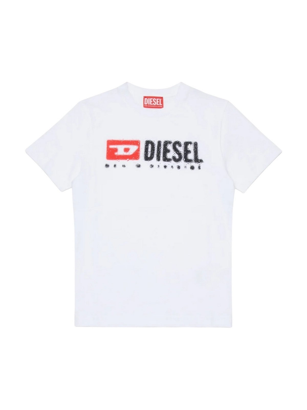 DIESEL T-shirt Bambini e ragazzi J02475 00YI9 K100 Bianco