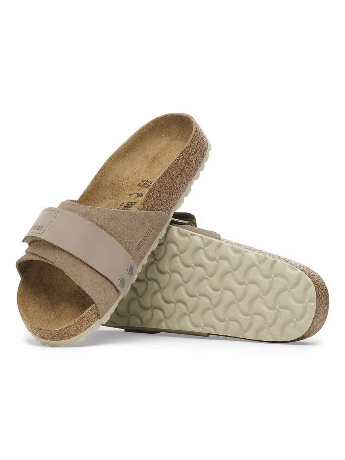 BIRKENSTOCK Sandalo Unisex adulto Oita taupe, Suede Leather/Nubuck 1028056 Beige