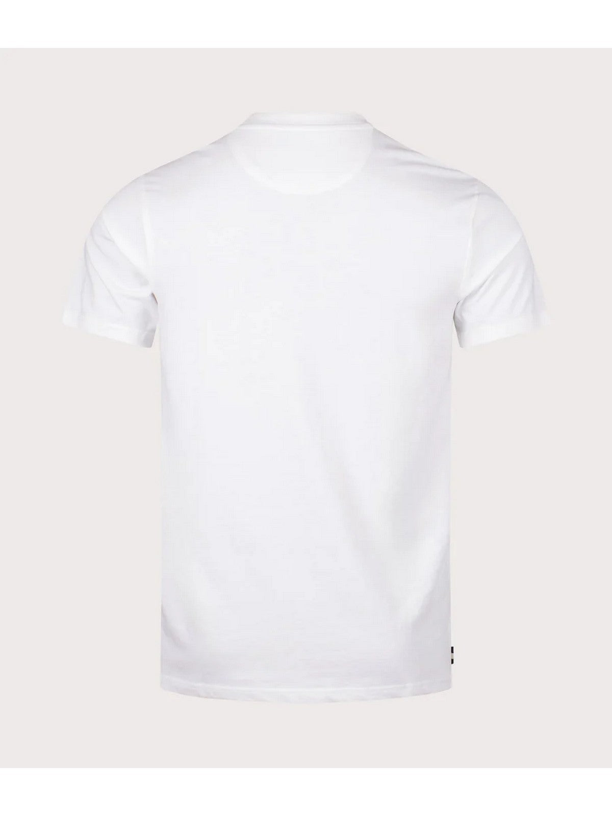 AQUASCUTUM T-shirt Uomo ACTIVE CLUB CHECK PATCH T-SHIRT AA-B004-TS011 BIANCO OPTICAL WHITE gioboutiqueweb