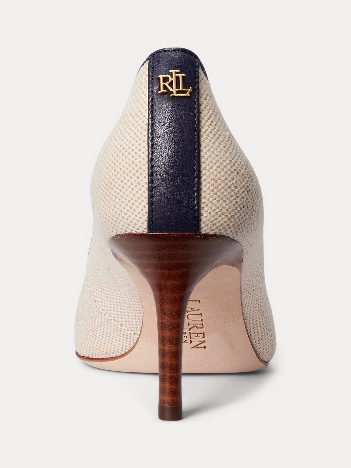 LAUREN RALPH LAUREN Décolleté Donna LANETTE CAP3 802P10395 002 NTRL/BUFF/REFINED NAVY
