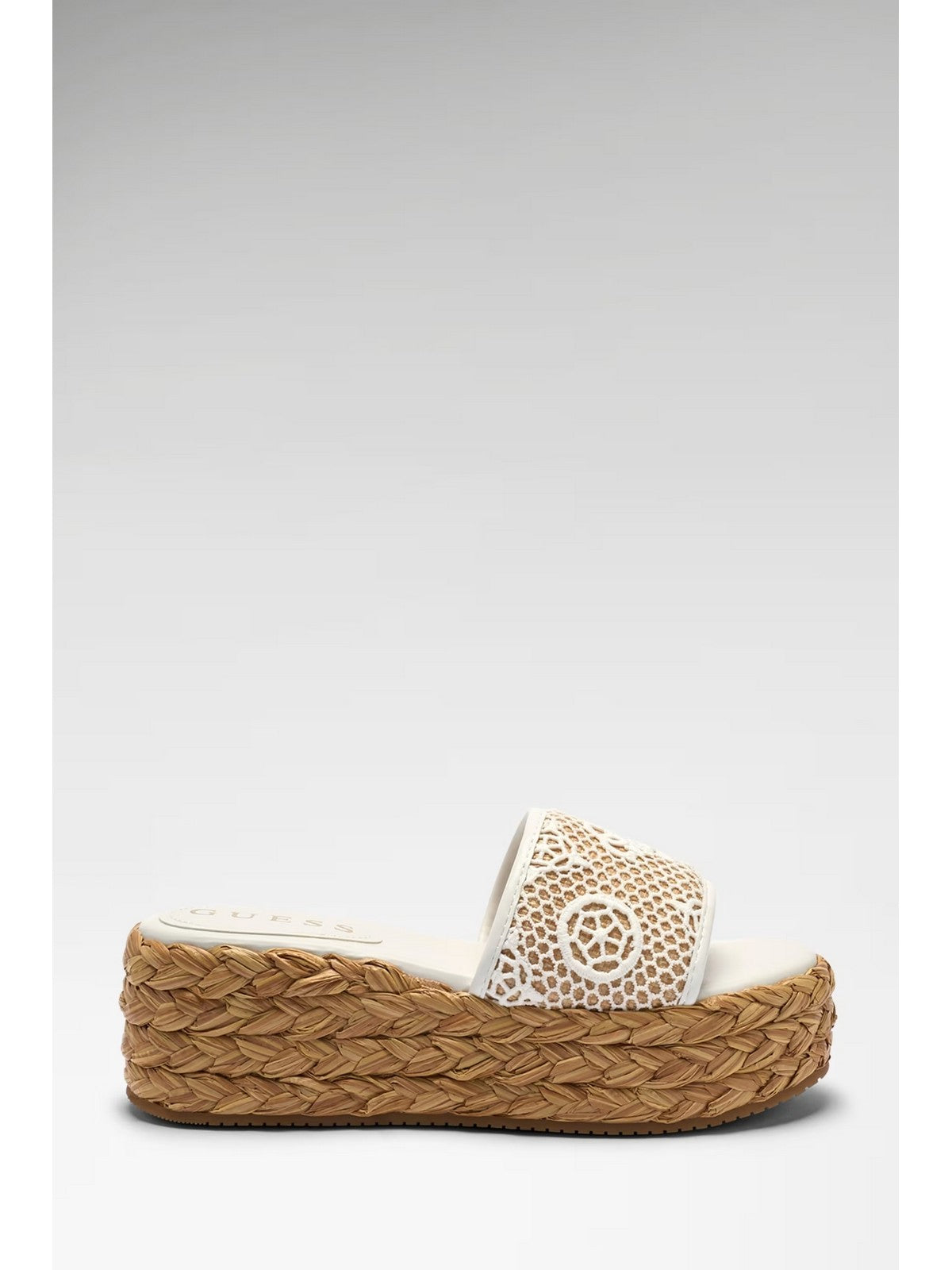 GUESS Sandalo Donna BINATA FLJBIA FAL04 WHINA WHITE NATURAL