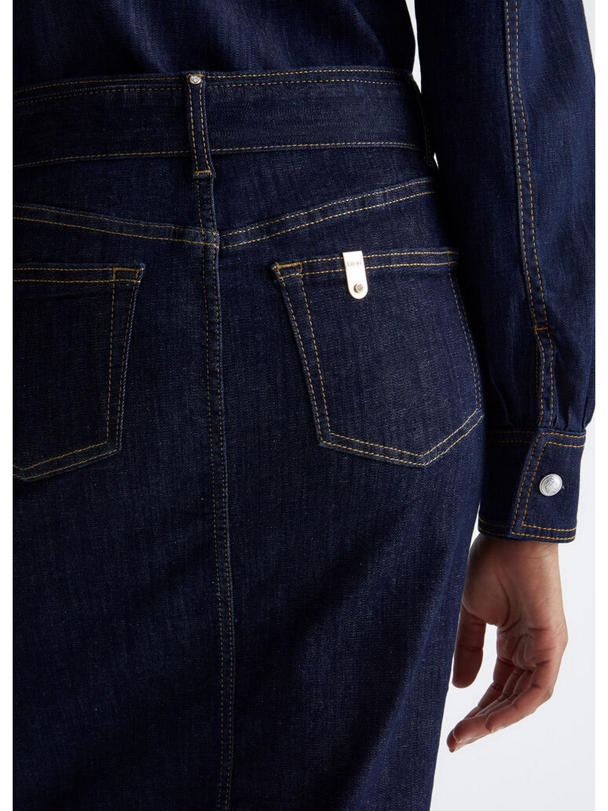 LIU JO BLUE DENIM Gonna Donna UF4199D4925 77000 Blu gioboutiqueweb