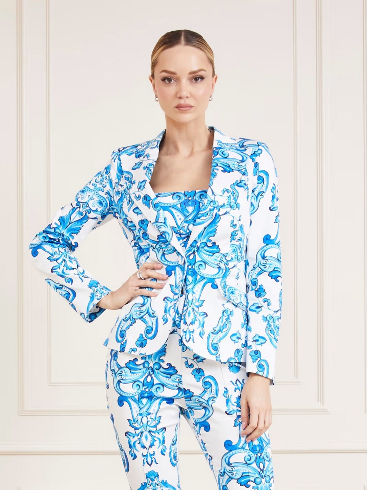 MARCIANO Giacca Donna BLUE NOTE BLAZER 4GGN02 7247Z P7PT Blu