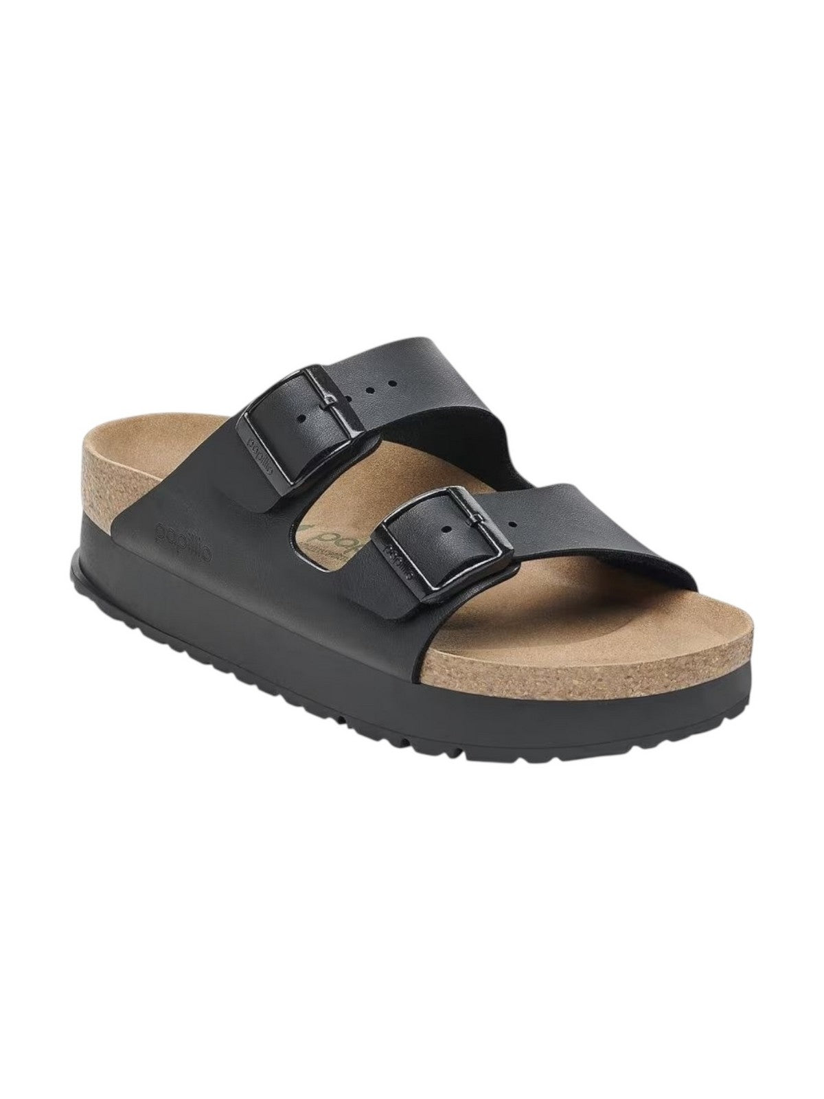 BIRKENSTOCK Sandalo Donna Arizona Platform black veg, Birko Flor 1027395 Nero gioboutiqueweb