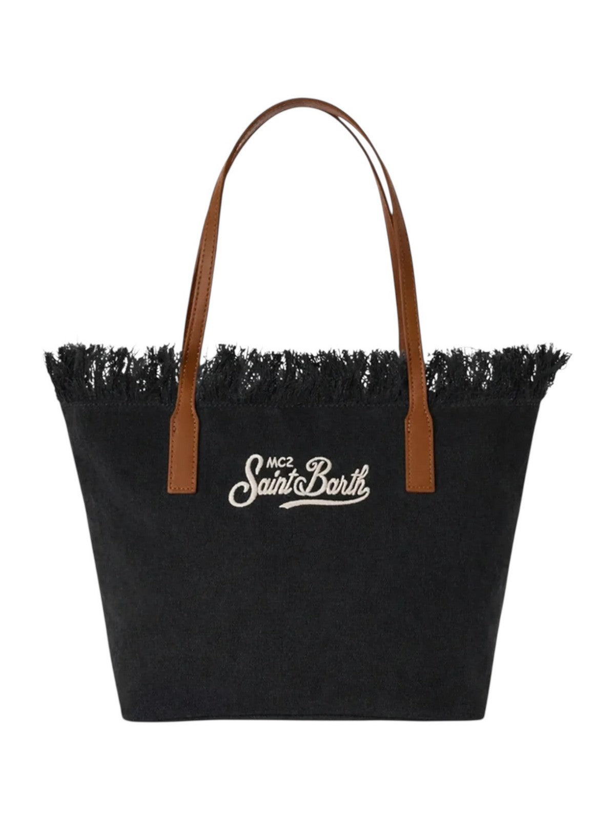 MC2 SAINT BARTH Borsa Donna CITY BAG MID FRINGE 01740L CANVAS 00 EMB