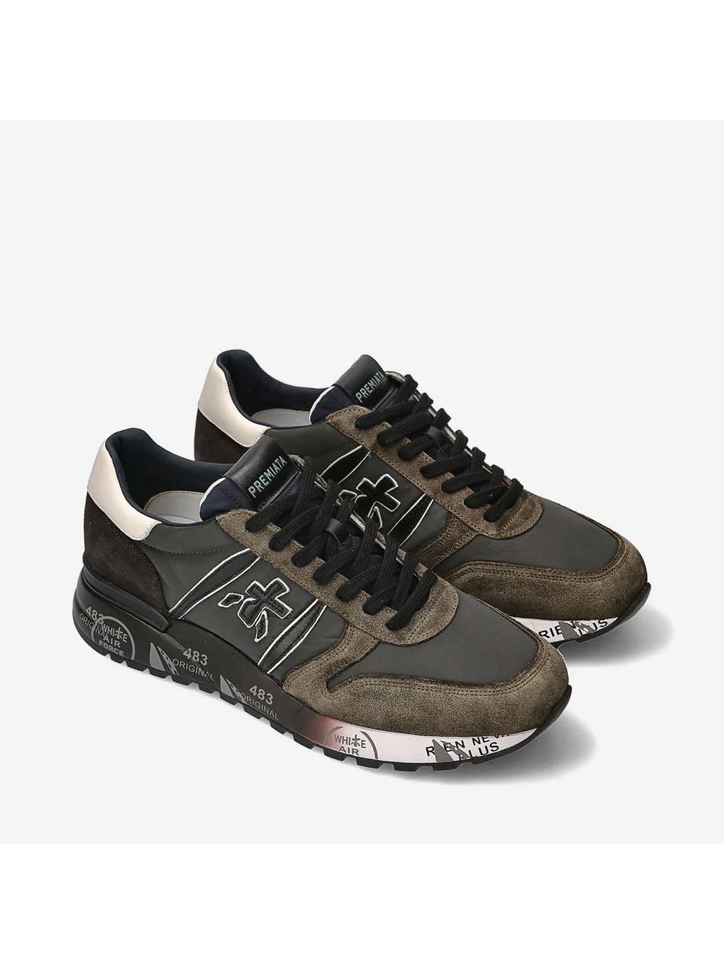PREMIATA Sneaker Uomo LANDER VAR 5896 Grigio gioboutiqueweb