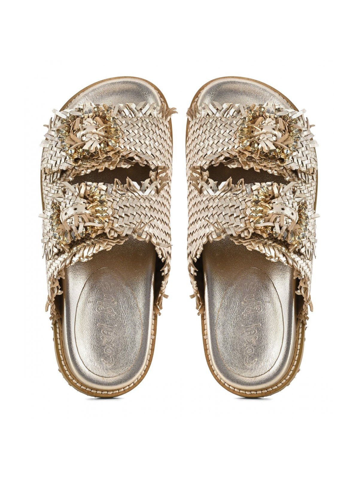 CORAL BLUE Sandalo Donna CB.K221.02 GOL Oro gioboutiqueweb