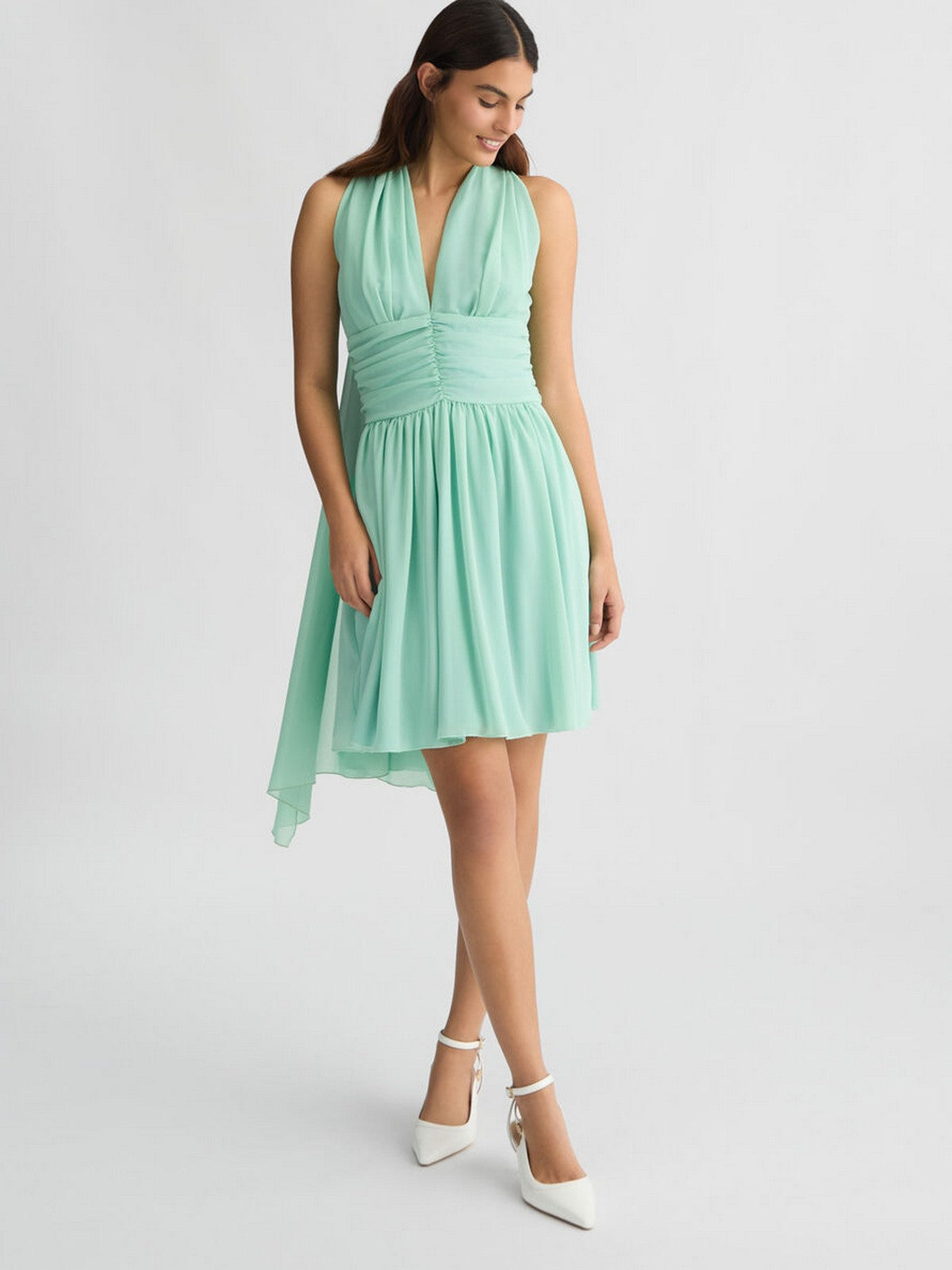 LIU JO BLACK Abito Donna CA5302TS869 X0687 Verde gioboutiqueweb