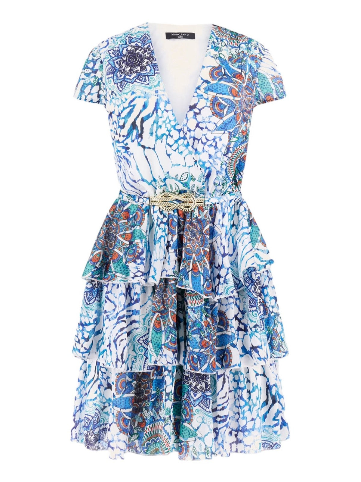 MARCIANO Abito Donna MINA FLARE DRESS PRI 4GGK10 9739Z P7PU Multicolore