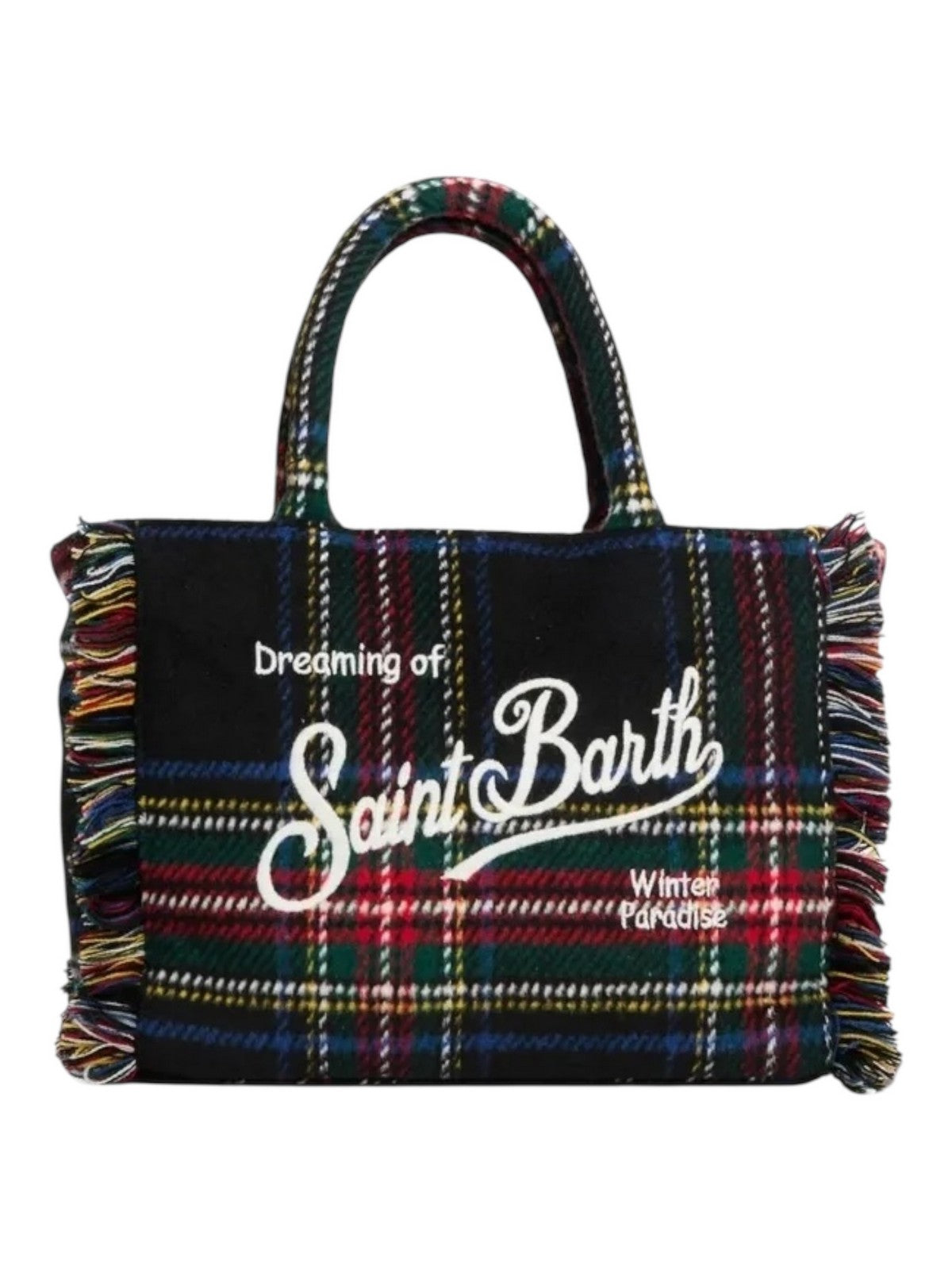 MC2 SAINT BARTH Borsa Donna COLETTE WOOL 01363I TARTAN 61 EMB