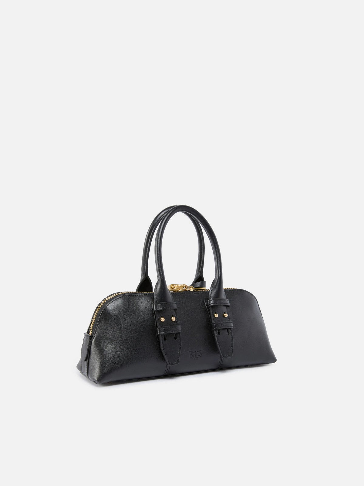 PINKO Borsa Donna BOWLING BAG HORIZONTAL 105334-A0QO Z99V NERO LIMUSINE-MATT GOLD