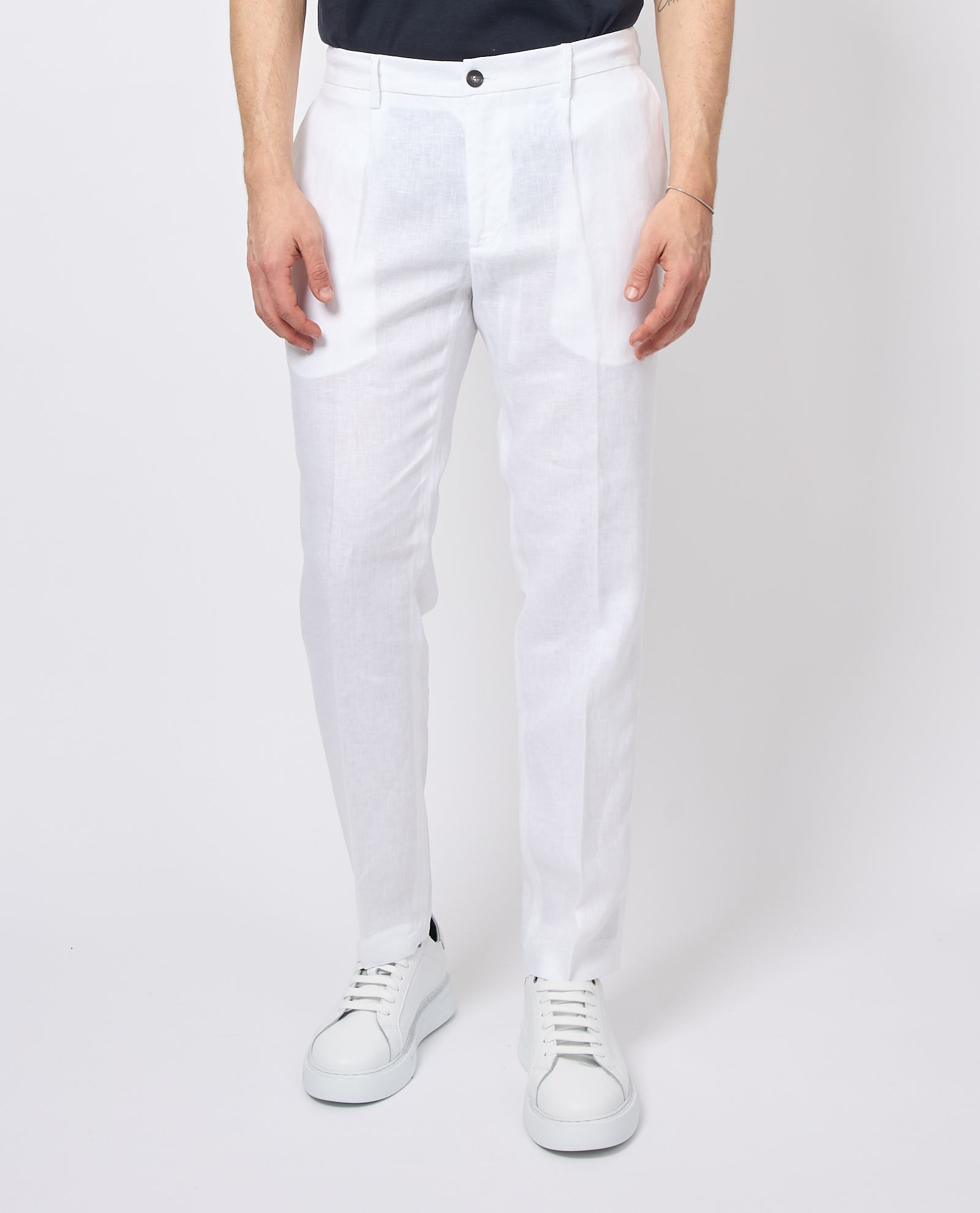MICHAEL COAL Pantalone Uomo Mc-denny MCDEN3783S25 282 Bianco gioboutiqueweb