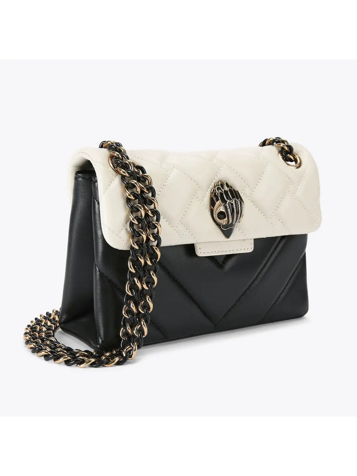 KURT GEIGER Borsa Donna MINI KENSINGTON BAG E 2723201109 BLK/WHITE BLK/WHITE