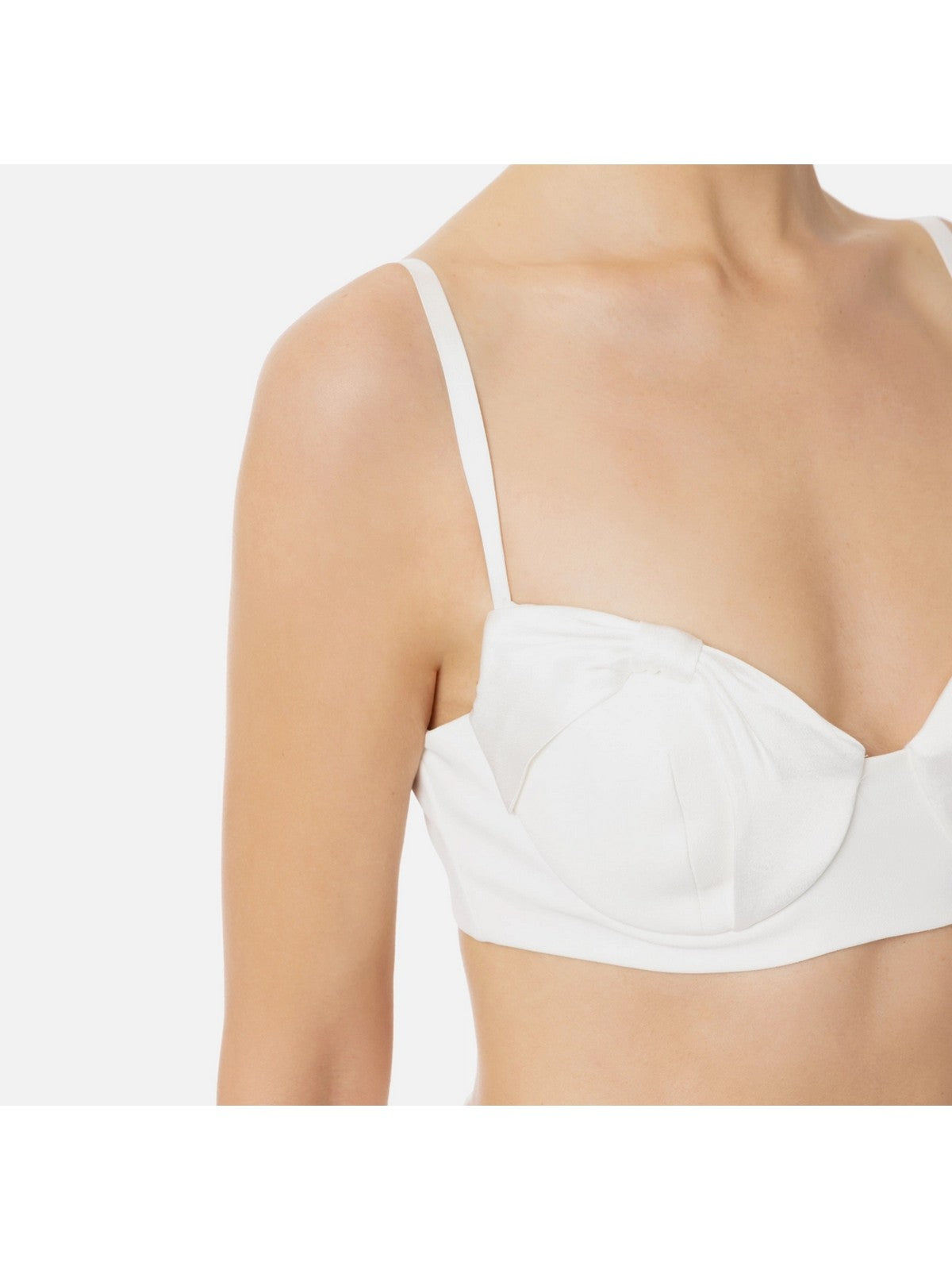 ELISABETTA FRANCHI Top Donna TO03051E2-360 Avorio gioboutiqueweb