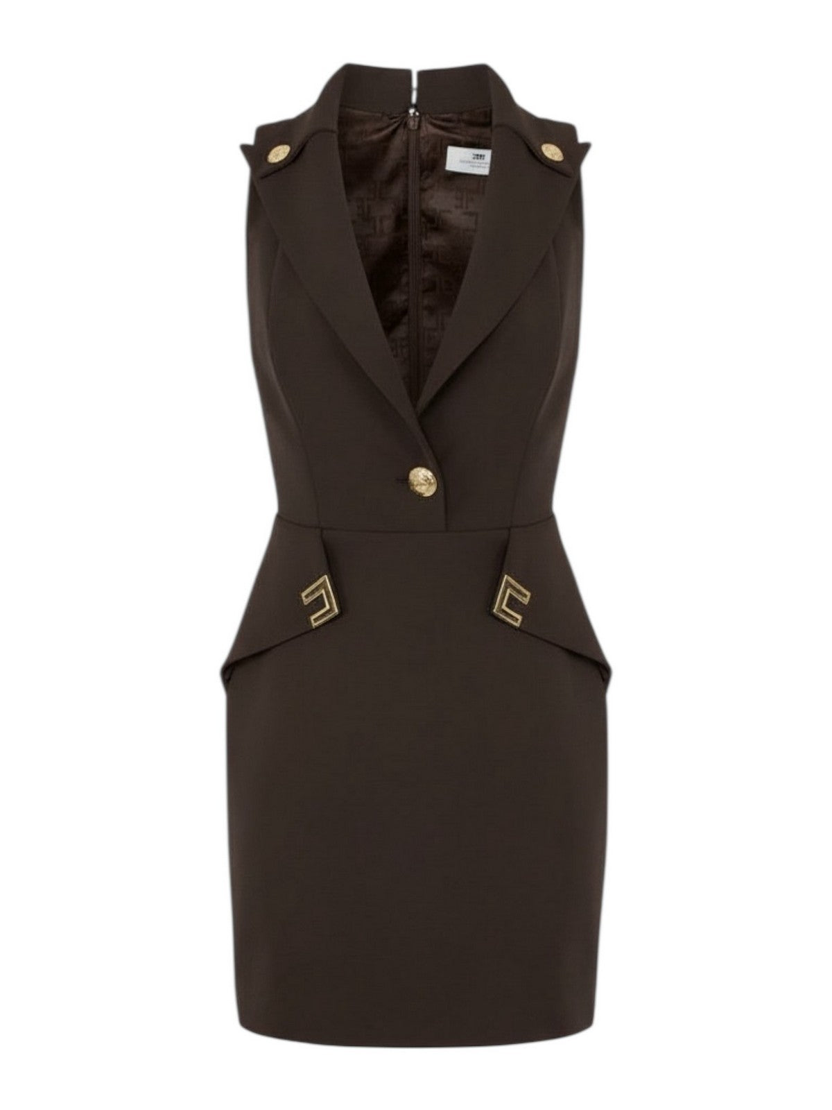 ELISABETTA FRANCHI Abito Donna AB92461E2 644 CACAO