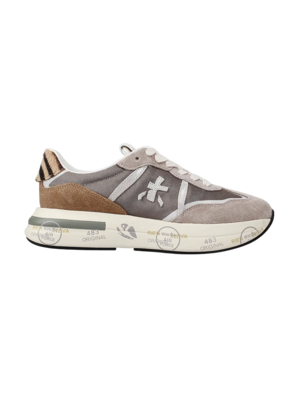 PREMIATA Sneaker Donna CASSIE VAR 7675 TAUPE/BROWN