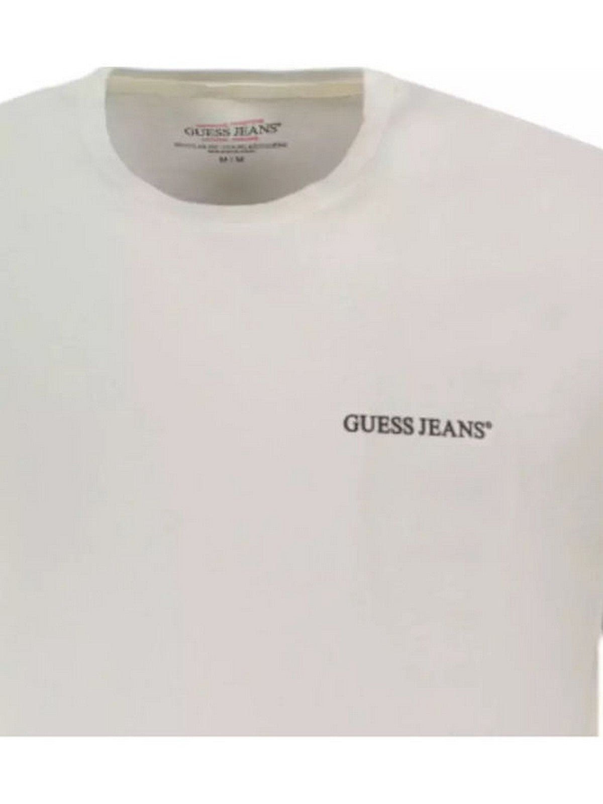 GUESS T-shirt Uomo GJ SS CN REG UNISEX LOGO PRINT M5BI78 K8FQ4 G011 PURE WHITE