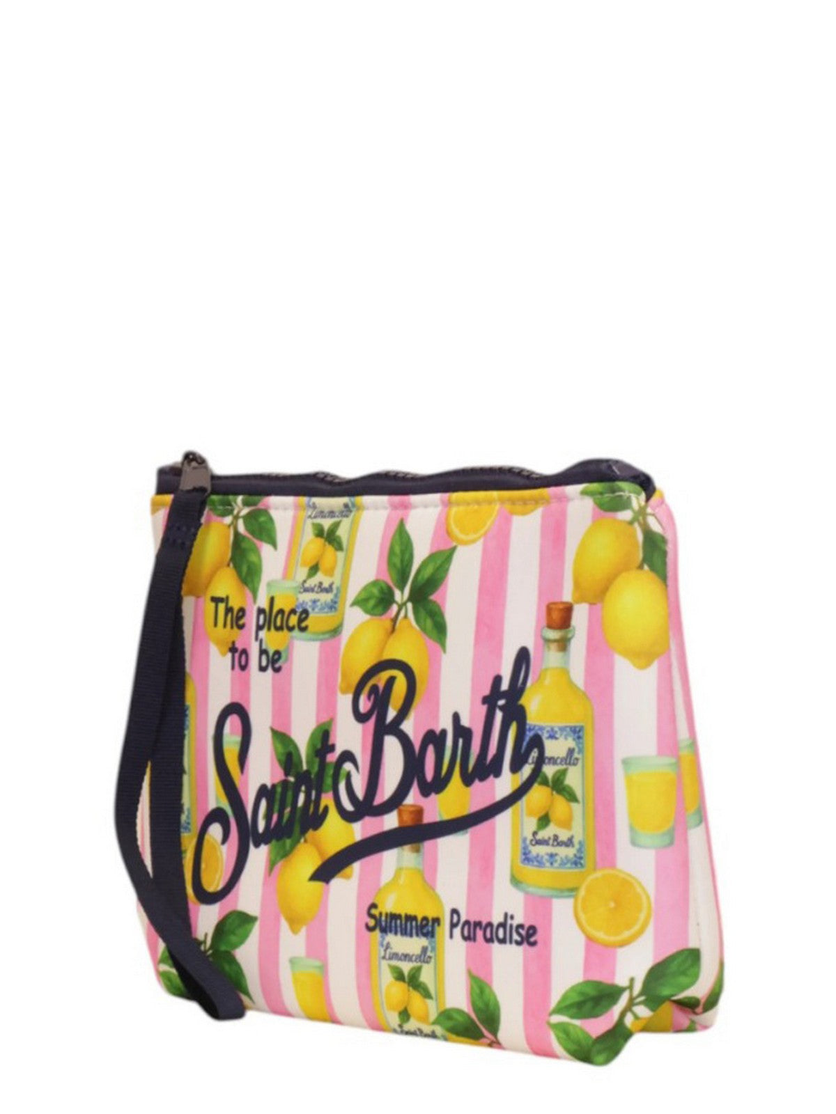 MC2 SAINT BARTH Pochette Unisex adulto ALINE 01484L LIMONCELLO STRIPES 21